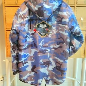 Valeza camo hooded jacket